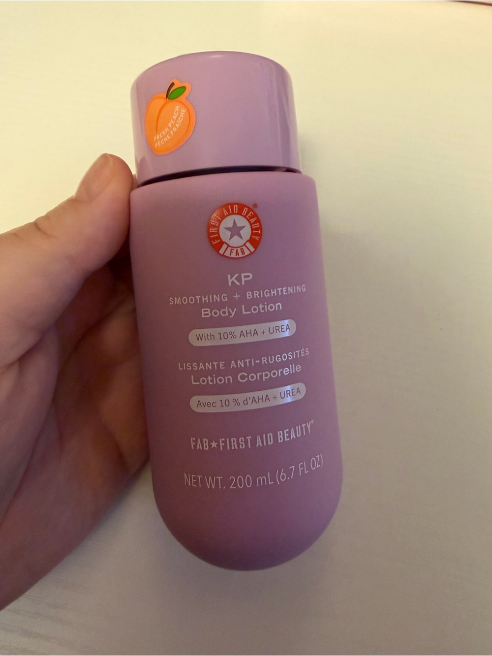 First Aid Beauty KP Smoothing + Brightening Body Lotion